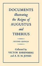 Documents illustrating the reigns of Augustus & Tiberius