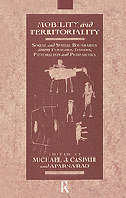 Mobility and territoriality : social and spatial boundaries among foragers, fishers, pastoralists, and peripatetics
