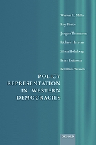 Policy representation in Western democracies