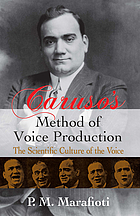 Caruso's method of voice production : the scientific culture of the voice