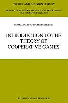 Introduction to the theory of cooperative games