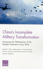 China's incomplete military transformation : assessing the weaknesses of the People's Liberation Army (PLA)