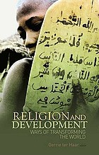 Religion and development : ways of transforming the world