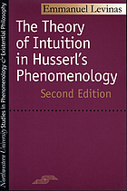 The theory of intuition in Husserl's phenomenology