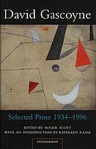 Selected prose, 1934-1996