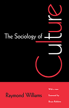 The sociology of culture