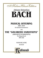 Musikalisches Opfer = Musical offering = Offrande musicale