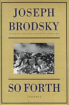 So forth : poems
