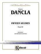 Fifteen studies for violin with accompaniment of a second violin, op. 68