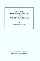 Gauss sums, Kloosterman sums, and monodromy groups