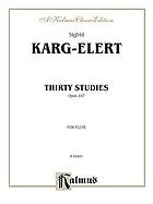 30 studies for flute solo, op. 107