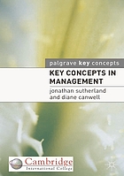 Key concepts in management