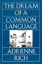 The dream of a common language : poems, 1974-1977