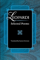 Leopardi : selected poems