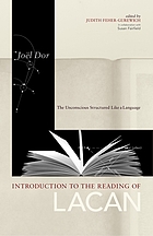 Introduction to the reading of Lacan : the unconscious structured like a language