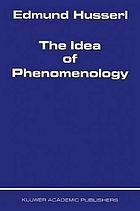 The idea of phenomenology