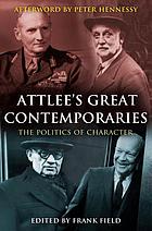 Attlee's great contemporaries
