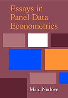 Essays in panel data econometrics