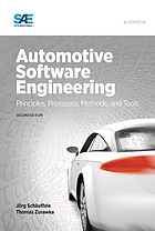 Automotive software engineering : principles, processes, methods, and tools