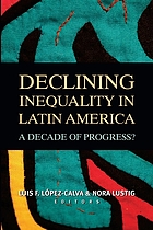 Declining inequality in Latin America : a decade of progress?