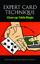 Expert card technique : close-up table magic