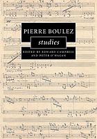 Pierre Boulez studies