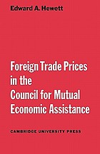 Foreign trade prices in the Council for Mutual Economic Assistance