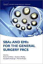 SBAs and EMIs for the general surgery FRCS