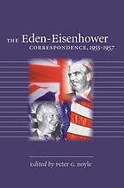 The Eden-Eisenhower correspondence, 1955-1957