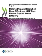 Making dispute resolution more effective : MAP peer review report