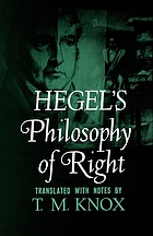 Hegel's Philosophy of right