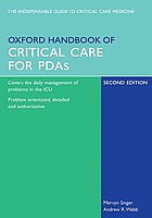Oxford handbook of critical care for PDAs