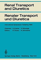 Renal transport and diuretics : international symposium Feldafing, June 21-23, 1968