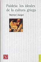 Paideia; die formung des griechischen menschen