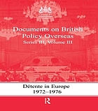 Documents on British policy overseas