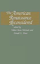 The American Renaissance reconsidered