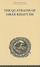 The quatrains of ʻOmar Khayyām
