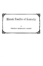 Historic families of Kentucky