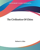The civilization of China