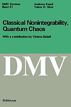 Classical nonintegrability, quantum chaos
