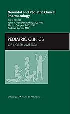 Neonatal and pediatric clinical pharmacology