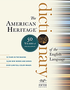 The American Heritage dictionary of the English language