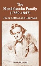 The Mendelssohn family 1729-1847; from letters and journals