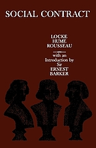 Social contract : essays by Locke, Hume, and Rousseau