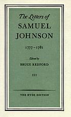 The letters of Samuel Johnson