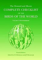 The Howard and Moore complete checklist of the birds of the world