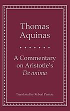 A commentary on Aristotle's De anima