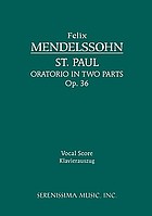 Ouverture zum Oratorium Paulus : op. 36
