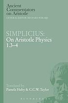 Simplicius : on Aristotle Physics 1.3-4