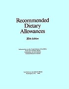 Recommended dietary allowances